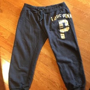 Capri sweat pants